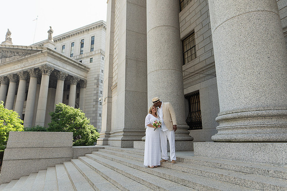 Kelly and Aundray - City Hall Wedding -86