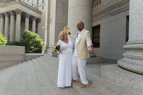 Kelly and Aundray - City Hall Wedding -89