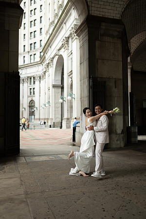 Muhammad & Caryn - City Hall Wedding -43