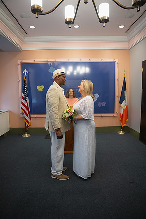 Kelly and Aundray - City Hall Wedding -10