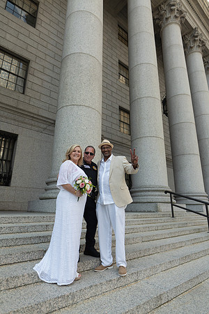 Kelly and Aundray - City Hall Wedding -95